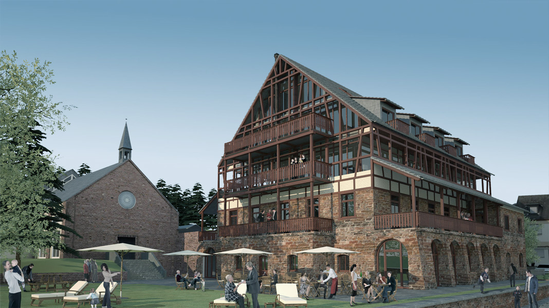 Umbau und Modernisierung des Klosters Marienhöh in ein Tagungs- und Wellnesshotel